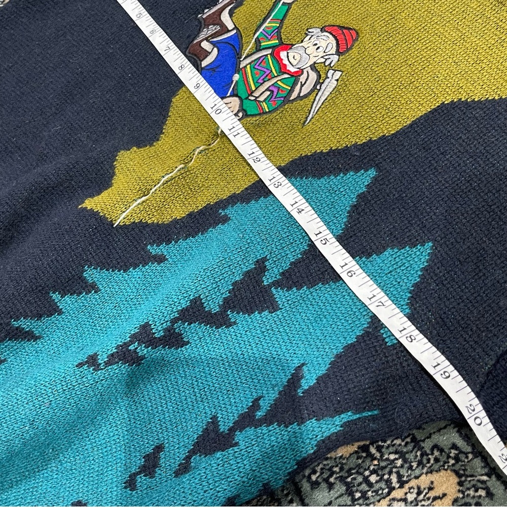 Vtg Wool Mountain Climber & Duck Sweater - Picture 4 of 5